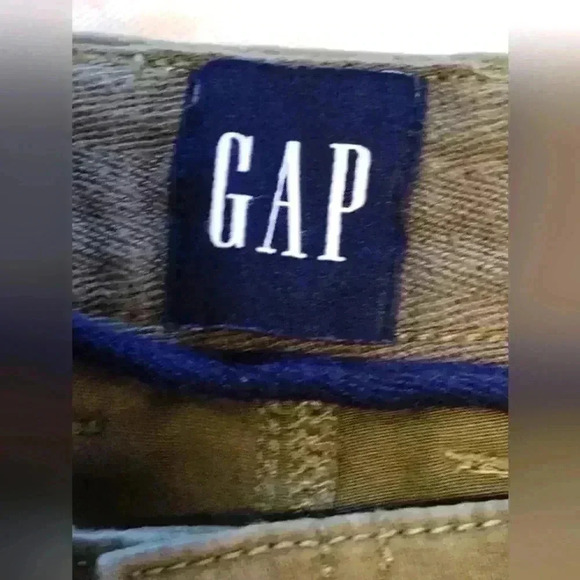 GAP women's twill pants | Relaxed Girlfriend | Olive green | Size 8 - Picture 7 of 10